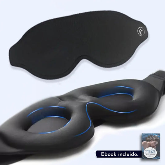 Sleeping Mask - Máscara de Dormir de Espuma 3D com Black-Out a 100% (Hipoalergénica)